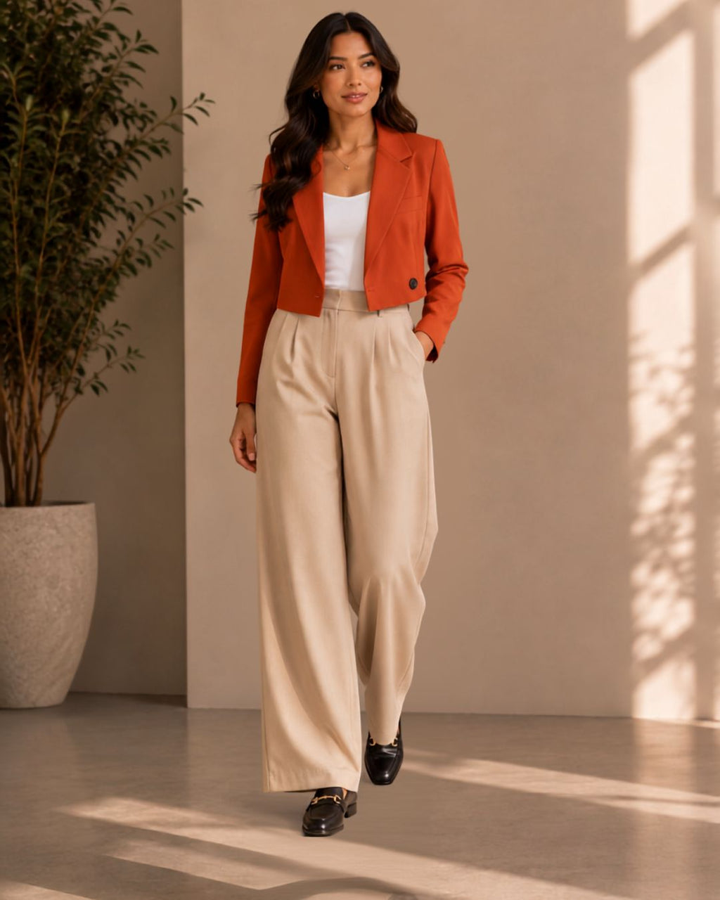 Pull&Bear Women’s Cropped Blazer