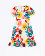 MAX floral midi dress for women