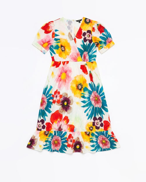 MAX floral midi dress for women