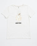 ONLY New York Embellished Apple Cotton T-Shirt